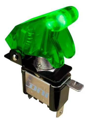 Chave Tipo Caça Dni 12v A 250v On/off Carga Máx 400w Com Led