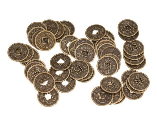 2 Set De 50 Piezas Moneda De Aleación De Ching 2cm