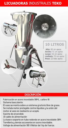 Licuadoras industriales teko hotsell