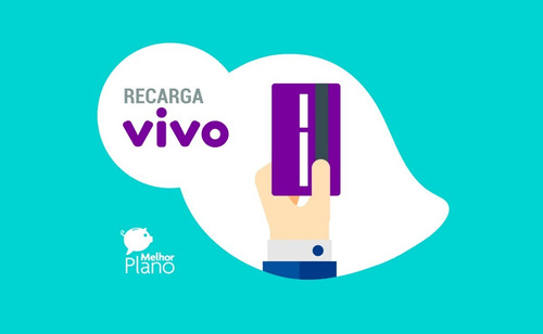 Recarga Celular Crédito Online Vivo R$ 100