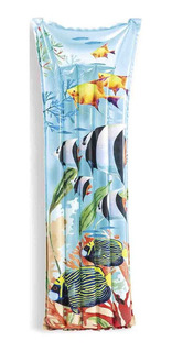 Flotador Colchon Inflable Estampados Surtidos Alberca Intex Color Multicolor