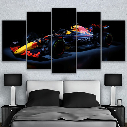 5 Cuadros Decorativos Checo Perez 2022 Formula 1 Arte