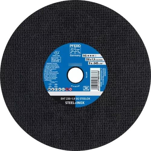 25pz Disco Corte Inox Pferd Sg-elastic 9x.045x7/8 Alto Rendi