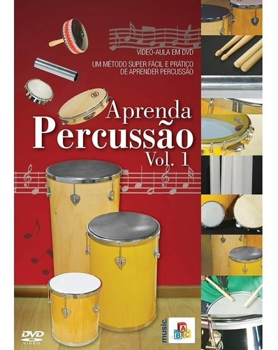 Dvd Aprenda Percussão - Vol. 1