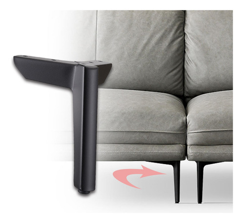 2 Elegante Kit De Patas Para Sofás Y 2 Piezas