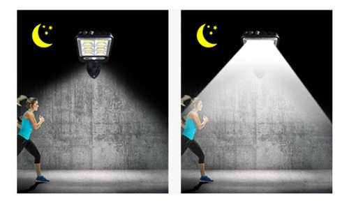 72cob Potentes Luces De Calle Solares Al Aire Libre Solar
