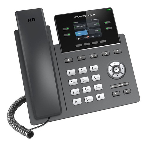 Imagen 3 de 6 de Telefono Ip Grandstream Grp2612p 2 Sip 16 Teclas Virtuales