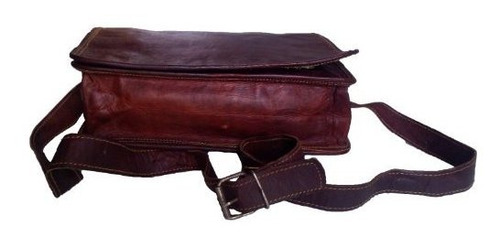 Maletin Jaald De Hombro De Cuero Flexible 3 Compartimientos