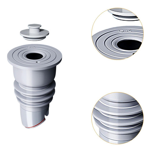 2 Tapón De Desagüe Universal Para Lavabos Y 53 X 78 Mm