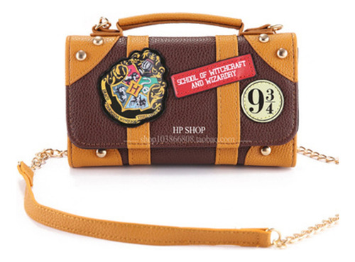 Cartera Harry Potter Bolso Cadena Hogwarts Hombro