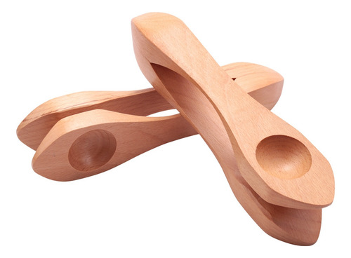 2 Cucharas Musicales De Madera Para Instrumentos De Percusió