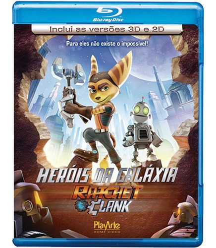Blu-ray Ratched E Clank: Heróis Da Galáxia