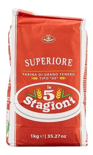 Farinha De Trigo Italiana 00 Le 5 Stagioni Superiore 1kg