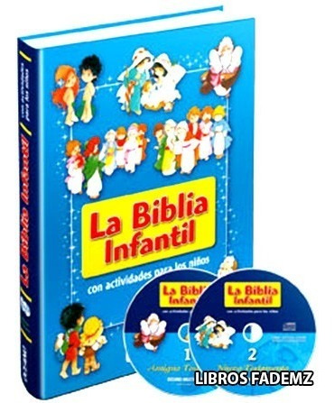 La Biblia Infantil Con Actividades Para Niños + 2 Cds