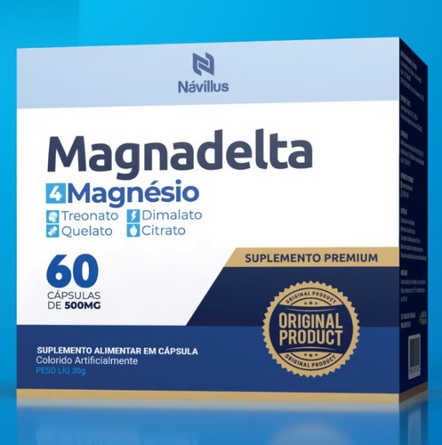 Magnésio Para Combater Cansaço - Kit 6 Caixas Sem Sabor