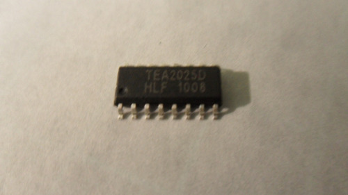 Circuito Integrado Amplificador De Audio Stereo Tea2025d