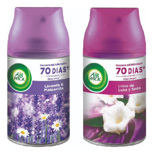 Air Wick Aromatizante  Automático Pack Lavanda/lirios