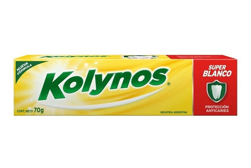 Crema Dental Kolynos Super Blanco X 70g (bulto X 24u)