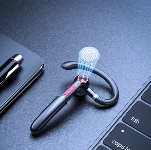 Audífono Me-100 Táctil Bluetooth 5.0 Hifi Reducción De Ruido Color Rojo