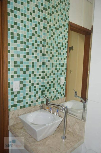 Cobertura Com 2 Dormitórios À Venda, 140 M² Por R$ 562.000,00 - Vila Pires - Santo André/sp - Co0162