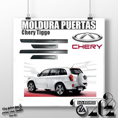 Moldura Pletina Platina Protector Puerta Chery Tiggo Otros