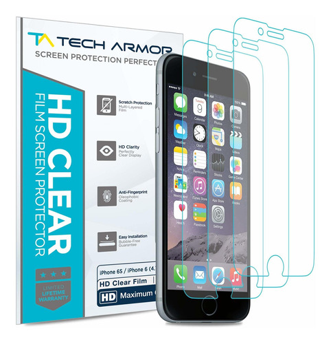 Protector De Pantalla Para iPhone 6s, Tech Armor High Defini