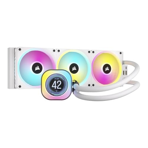 Watercooling Corsair Icue Link H150i Lcd 360mm Blanco 