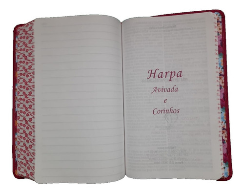 Bíblia De Estudo Da Mulher Sábia Letra Grande Harpa Corinhos