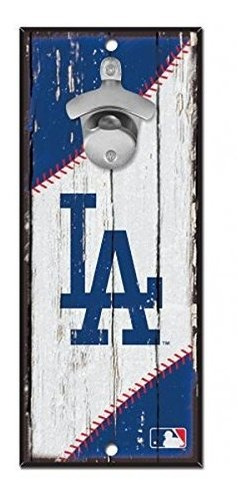 Los Angeles Dodgers Mlb Abridor De Botellas Sign 5  X 11 