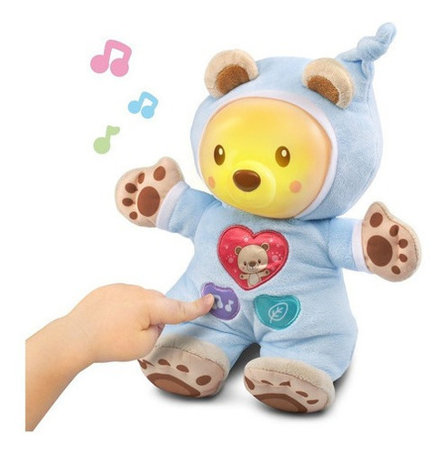 Imagen 1 de 6 de Muñeco Cuco Luz De Cuna Con Sonido Original Vtech