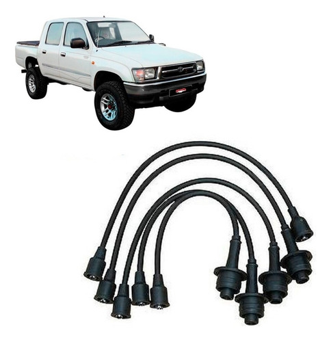 Juego Cables Bujias Para Toyota Hilux 1.6 2.0 2.2 1984 1993 