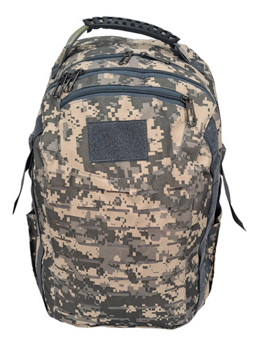 Mochila Tática Camuflada Refletivo Usb E P2 35l Resistente