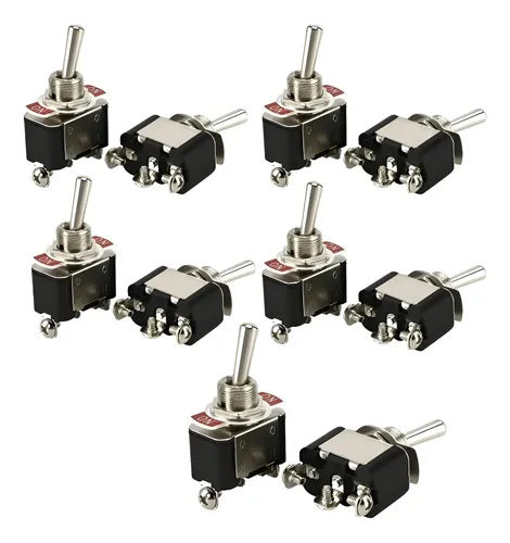 10 Pack Switch Cola De Rata 2 Paso Con 3 Tornillos On/off/on | Envío gratis