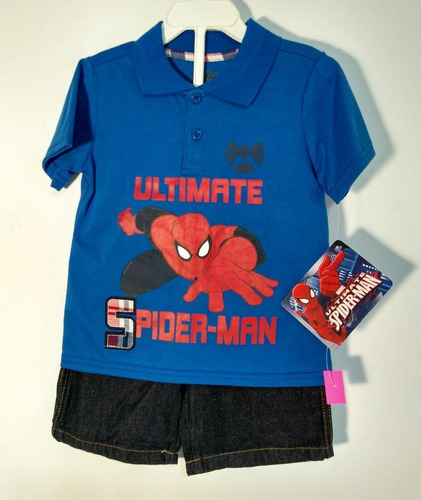 Conjunto Para Niño Marvel Spiderman 24 Meses 