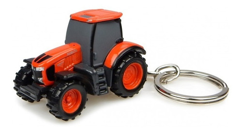 Llavero Metálico De Tractor Kubota Con Gancho