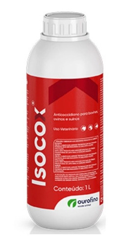Isocox 5% Anticoccidiano Coccidiose Bovinos Ovinos Suino 1lt