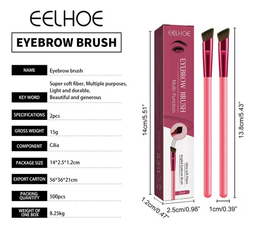 Maquillaje Multifuncional Para Cejas, Brocha Correctora Y Ma