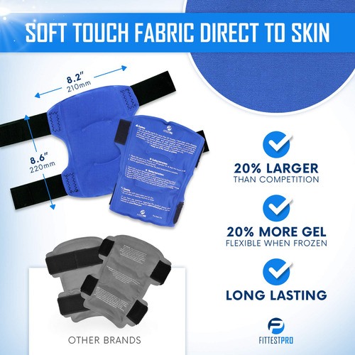Ice Packs Fittest Pro Shin Splint, Terapia De Frío Y Calor (