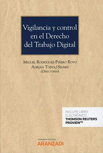 Vigilancia Y Control En El Derecho Del Trabajo Digital (pape