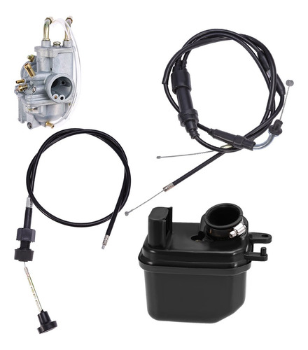 Carburetor With Air Filter And Throttle Choke Cable For...