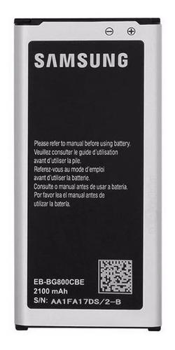 Bateria Pila Celular Samsung S5 Mini 2100 Mah Ebbg800bbe
