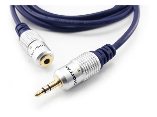 Extensión Para Audífonos, Cable Macho Hembra Miniplug. 10 M