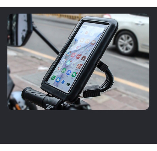 Soporte Para Celular Funda Impermeable Para Moto Rígido