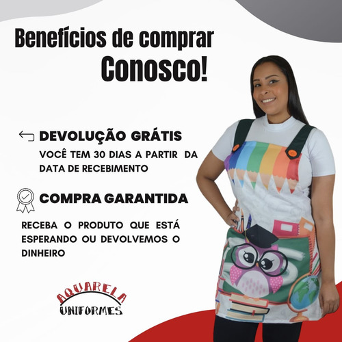 Avental Para Professoras De Educação Infantil - Escolas