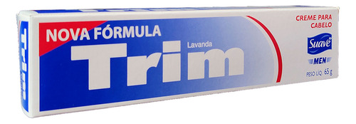 Creme para pentear Trim Suave Men Unilever Creme Tratamento de Cabelo redução de frizz brilho maciez hidratação 65g