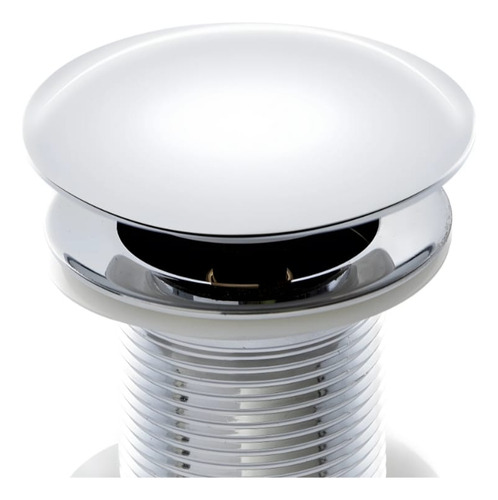 Válvula Click Up De Inox Ralo P/ Cuba Vidro E Louça Banheiro