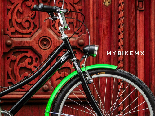 Bicicleta Vintage Urban Tu Nombre Luz Y Accesorios Verdelima