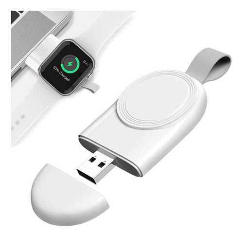 Cargador Portátil Magnético Para Apple Watch Usb Rápido