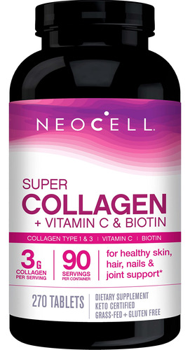 Neocell Peptidos De Super Colageno + Vitamina C Y Biotina, 0