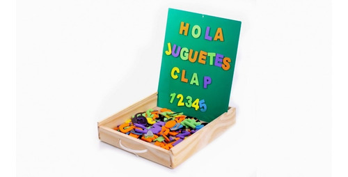 Pizarra Con Figuras Imantadas Letras Y Numeros